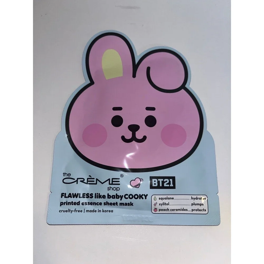 Pack of 6!! The Crème Shop BT21 Hydration Sheet Masks